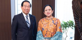 puan maharani dan ketua parlemen jepang, nukaga fukushiro