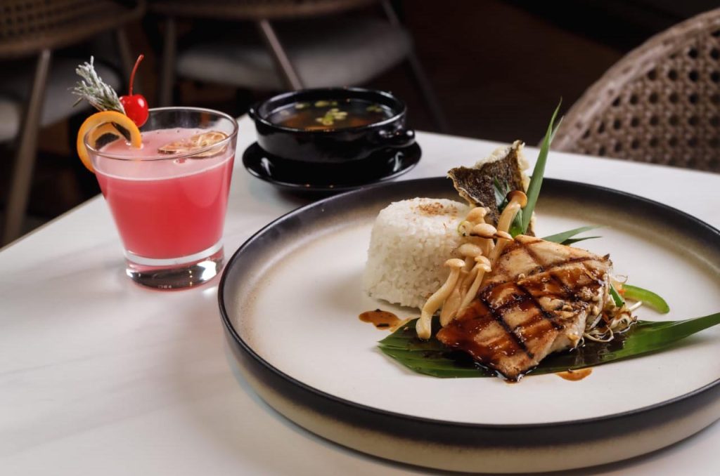Sajian Makanan di Kenanga restaurant
