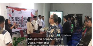 seitar 150 warga hadir mendengar sosialisasi empat pilar