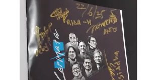 halaman dalam dari buku karimata foto instagram aria sungkono