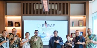 menteri ekonomi kreatif (menteri ekraf) teuku riefky harsya menerima audiensi dari mizan media utama terkait program literasi out of the box atau ootb.