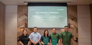 Penandatanganan nota kesepahaman (MoU) dilakukan pada 12 Juni 2025 di Yogyakarta, dihadiri oleh Andhy Irawan, Direktur Utama MORA Group, serta Ibu Ita Halim, Direktur Utama PT. Trimega Makmur Sentosa