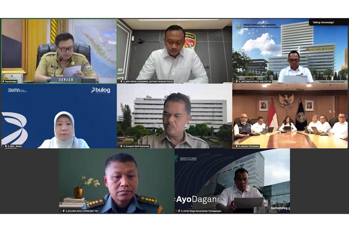 peserta rapat zoom