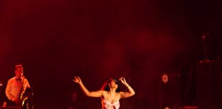 Penampilan Raye pada acara Jakarta International BNI Java Jazz Festival (JJF) di JIExpo, Kemayoran, Jakarta, Minggu (1/6/2025)