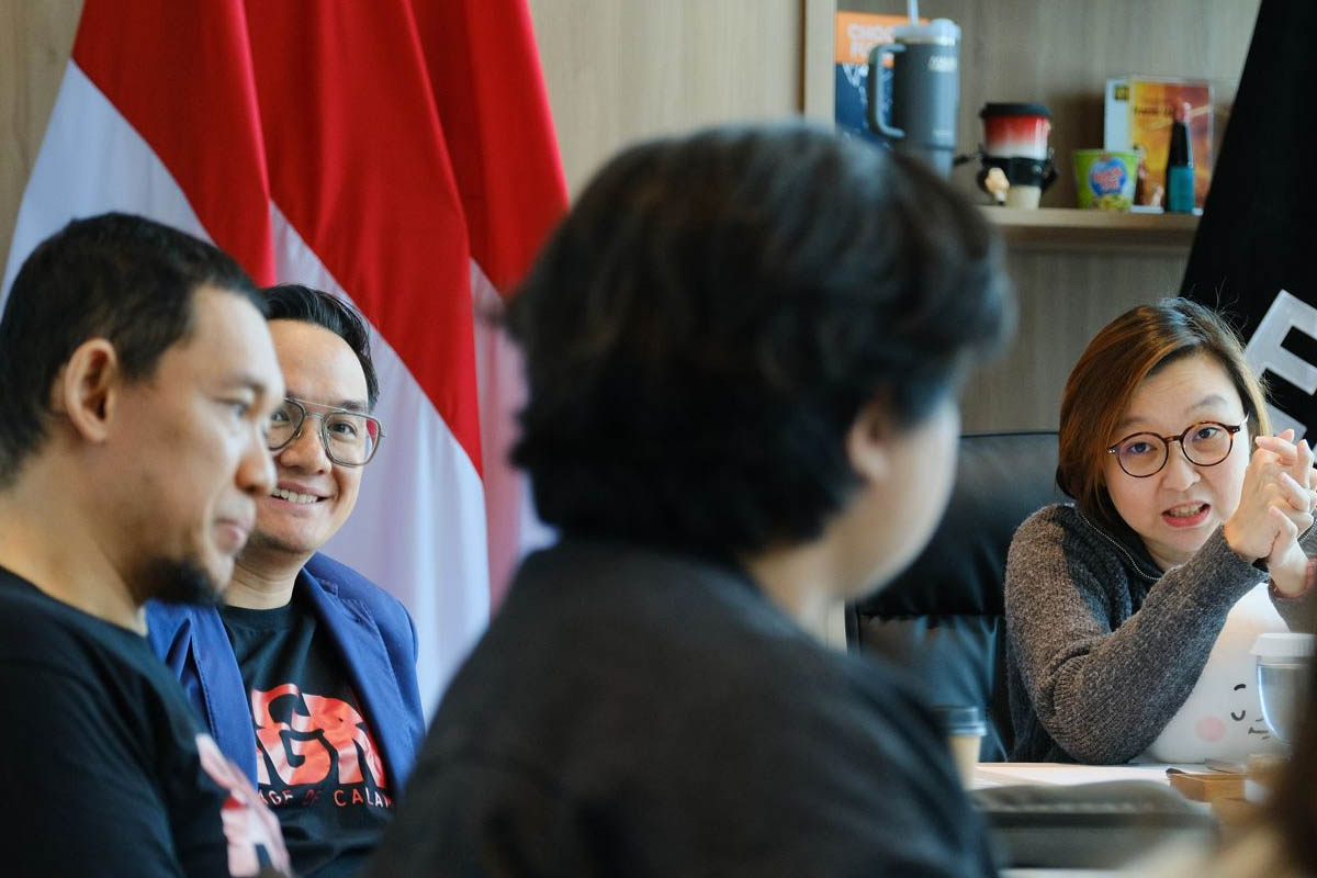 audiensi separuh interactive dengan wamenekraf irene umar
