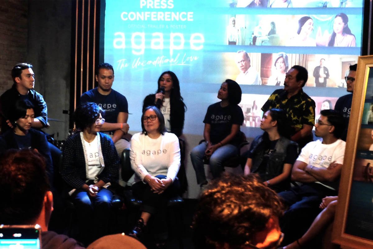press conference film agape the unconditional love