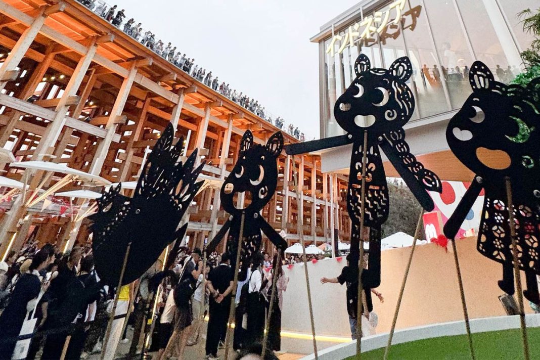 animasi wayang di world osaka expo jepang