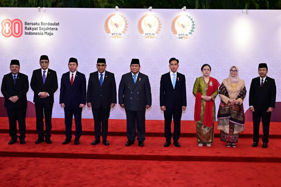 foto bersama presiden dan wakil presiden ri