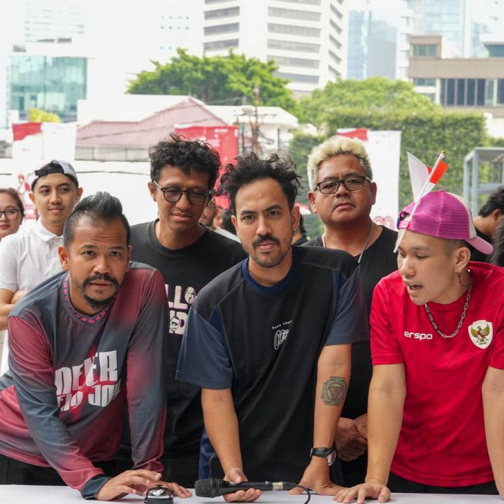 kemeriahan hut ri ke 80 dengan tema bersatu berdaulat, rakyat sejahtera, indonesia maju.