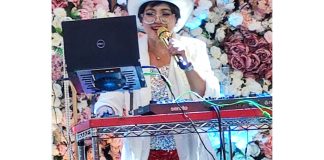 rani pancarani di atas panggung
