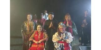 sesepuh anggara kasih, ibu yani saptohudoyo, serta eyang ratih dari dpp fkppa , gde mahesa