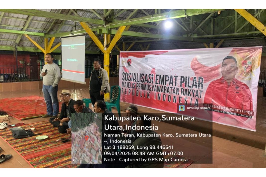 bersama penduduk menyatukan pikiran dan hati