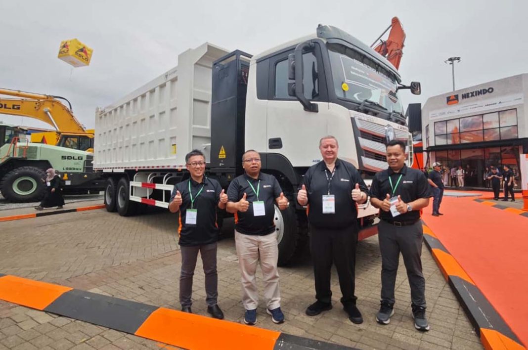 Hexindo menghadirkan Foton EV 8x4