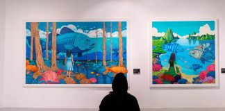 pameran art for peace and a better futuremenampilkan 31 karya dari 21 pelukis