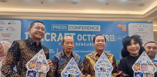 Jumpa pers Inacraft October 2025 Vol.4 Youthpreneurs di JICC, Selasa, 30 September 2025