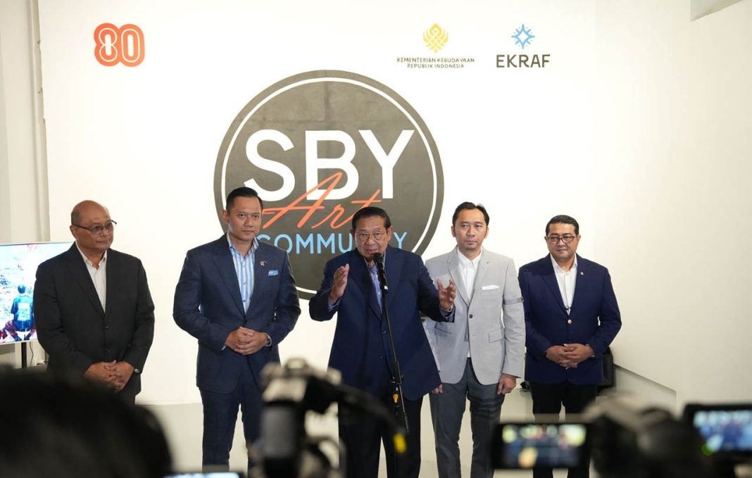 presiden ri ke 6, susilo bambang yudhoyono (sby) sebagai pendiri dan pembina sby art community