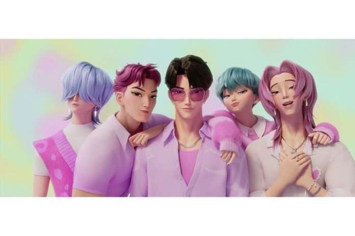 saja boys dalam cuplikan film animasi netflix