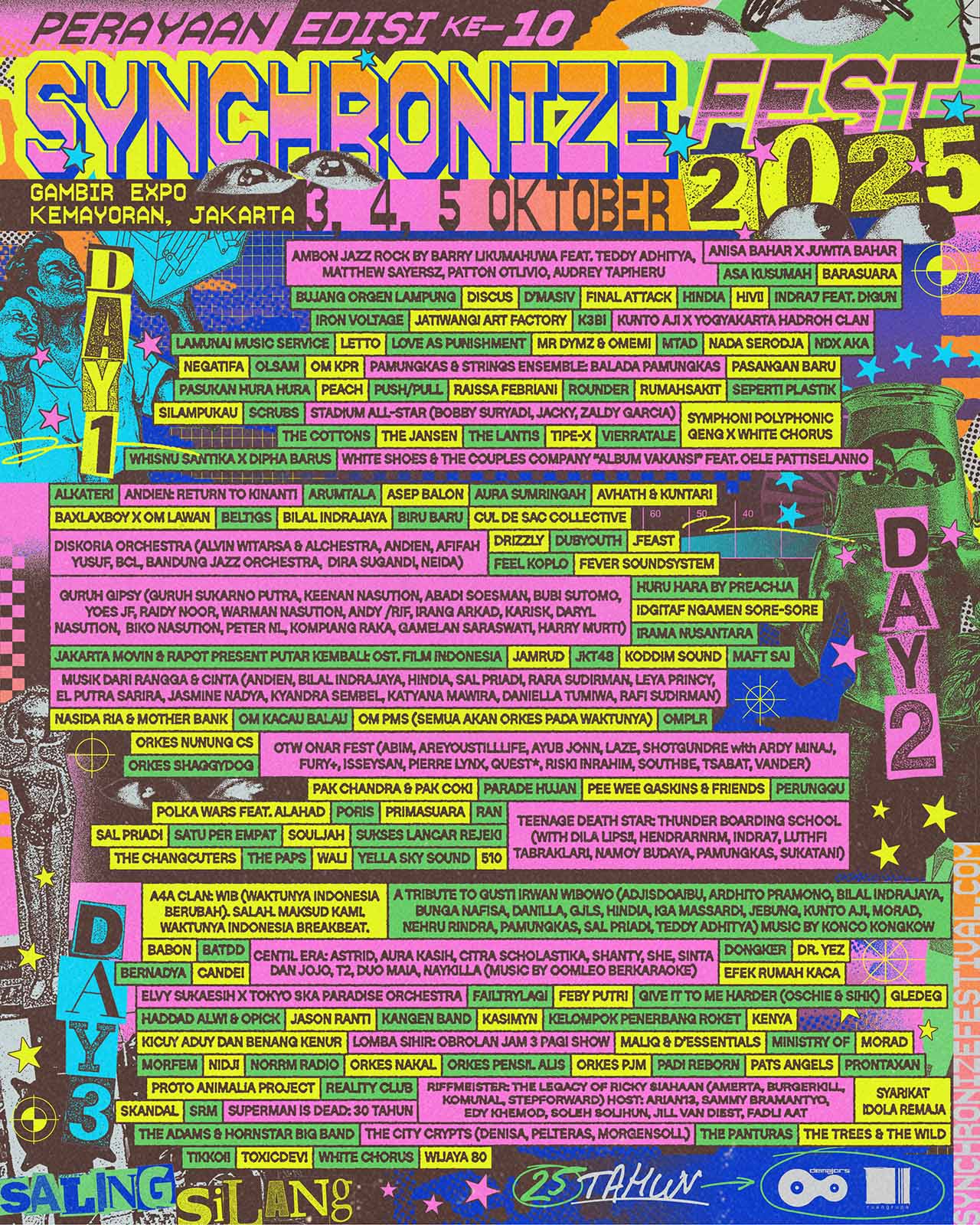 Sinchronize Festival 2025 POSTER_FULL LINEUP