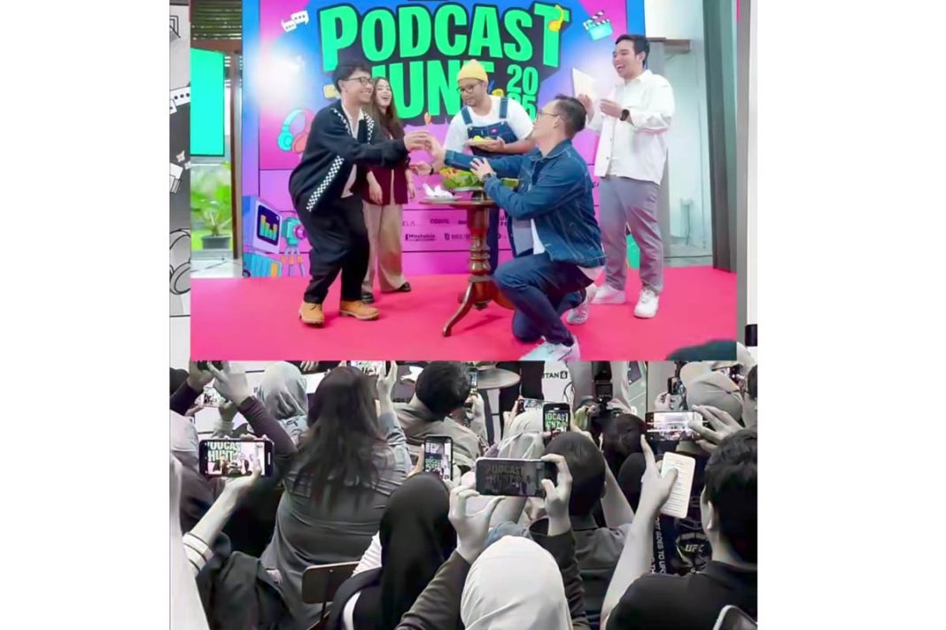 suasana press conference dan wartwan yang hadir