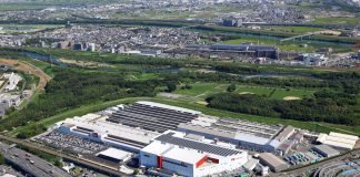 area pabrik daihatsu yang berlokasi di kyoto, jepang