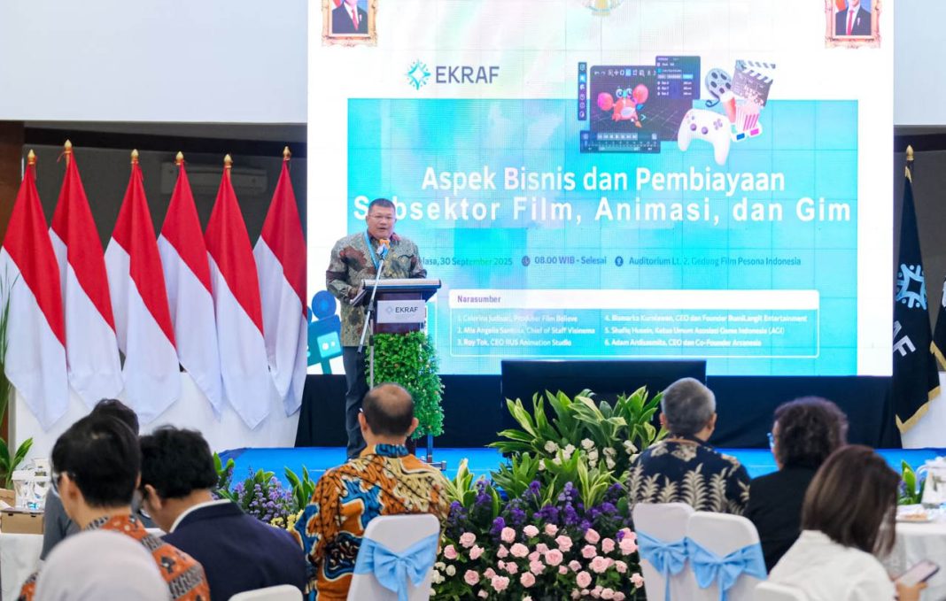 memberi edukasi untuk mencapai pemahaman antara lembaga keuangan dan pegiat ekraf dalam memperluas akses pembiayaan dan investasi.
