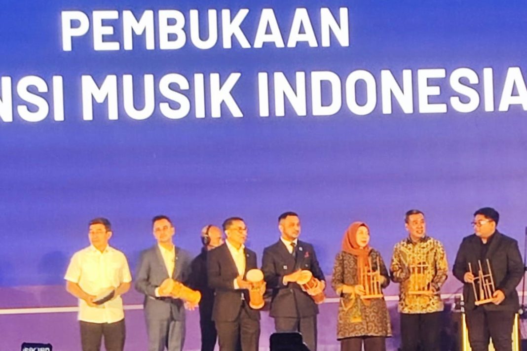 pembukaan konferensi musik indonesi di hotel hilton jakarta