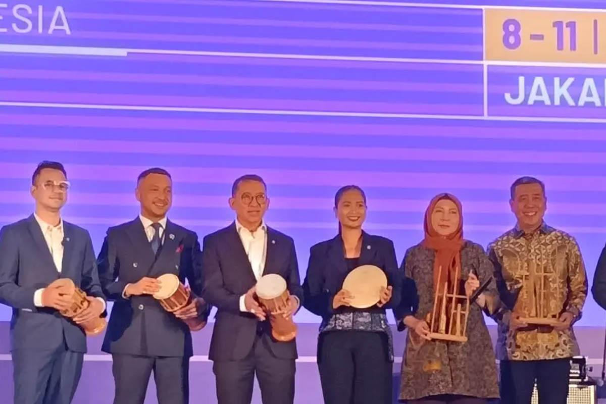 pembukaan konferensi musik indonesi di hotel hilton jakarta