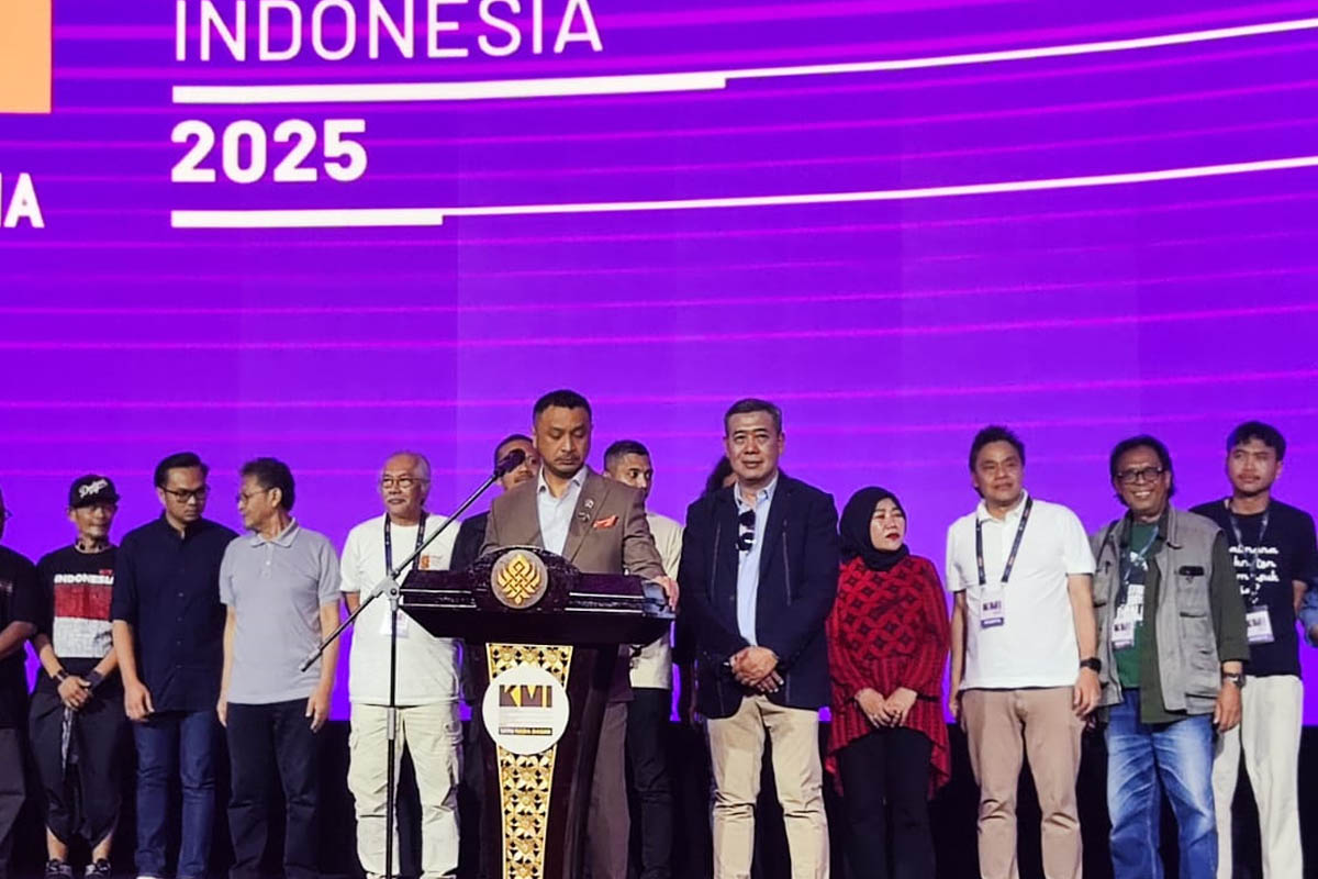 wamenbud giring ganesha membacakan 15 point hasil diskusi kmi 2025