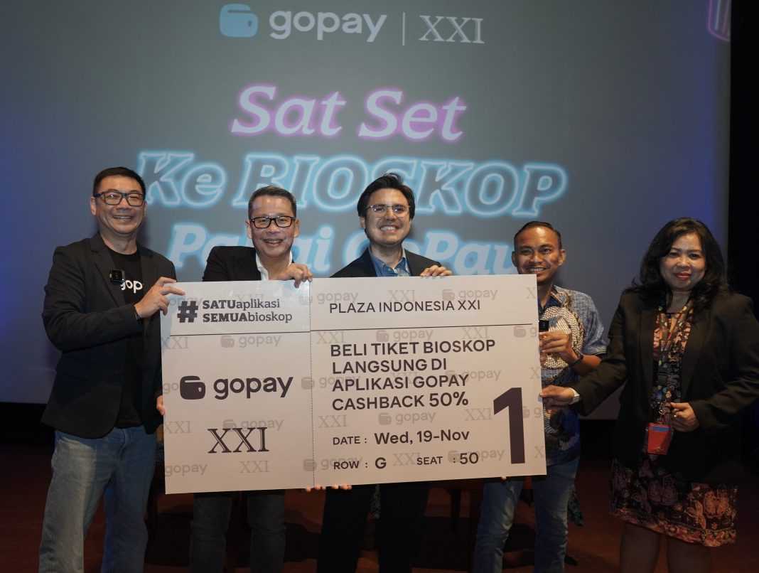 gopay luncurkan fitur terbaru, bisa beli tiket bioskop di aplikasi gopay