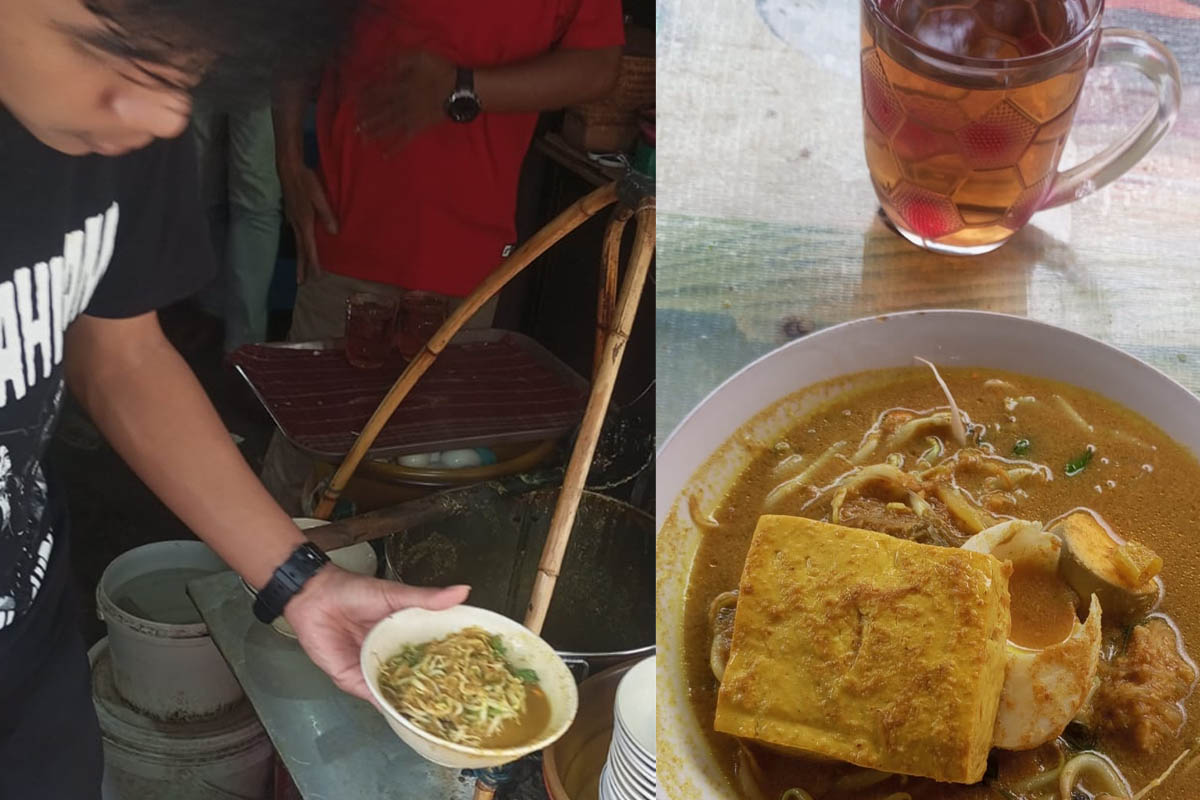 laksa bogor berkuah kuning