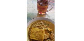 laksa bogor dibuat dengan oncom