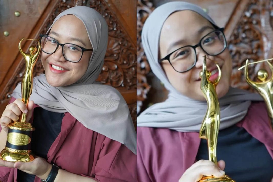 nabila tribin meraih kemenangan di ami awards 2025 untuk kategori keroncong