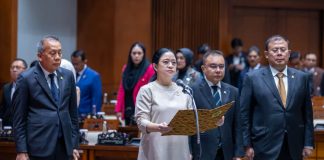 puan maharani dalam pidato pembukaan masa persidangan ii dpr ri tahun sidang 2025 2026 di gedung dpr, selas