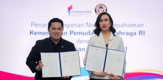 Kementerian Pariwisata (Kemenpar) bersama Kementerian Pemuda dan Olahraga (Kemenpora) menandatangani Nota Kesepahaman Bersama (Memorandum of Understanding/MoU) sebagai langkah strategis memperkuat sinergi lintas sektor dalam pengembangan sports tourism Indonesia