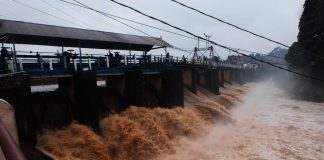 debit air bendungan katulampa bogor 01