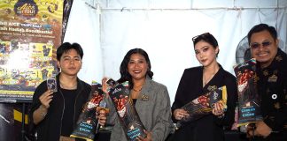 Ketiga Juri Aice Got You! Panggung Crispymu! Surabaya (dari kiri ke kanan) Brandon De Angelo, Boiyen, Isyana Saravati