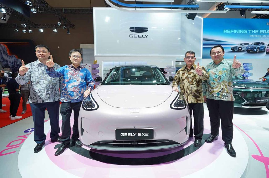 Geely kembali menghadirkan Geely EX2, produk terbarunya tang telah mencatat lebih dari 4.000 pemesanan.