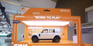iCAR V23 tampil dengan konsep toy box, merepresentasikan dunia bermain, imajinasi, dan kebebasan berekspresi.