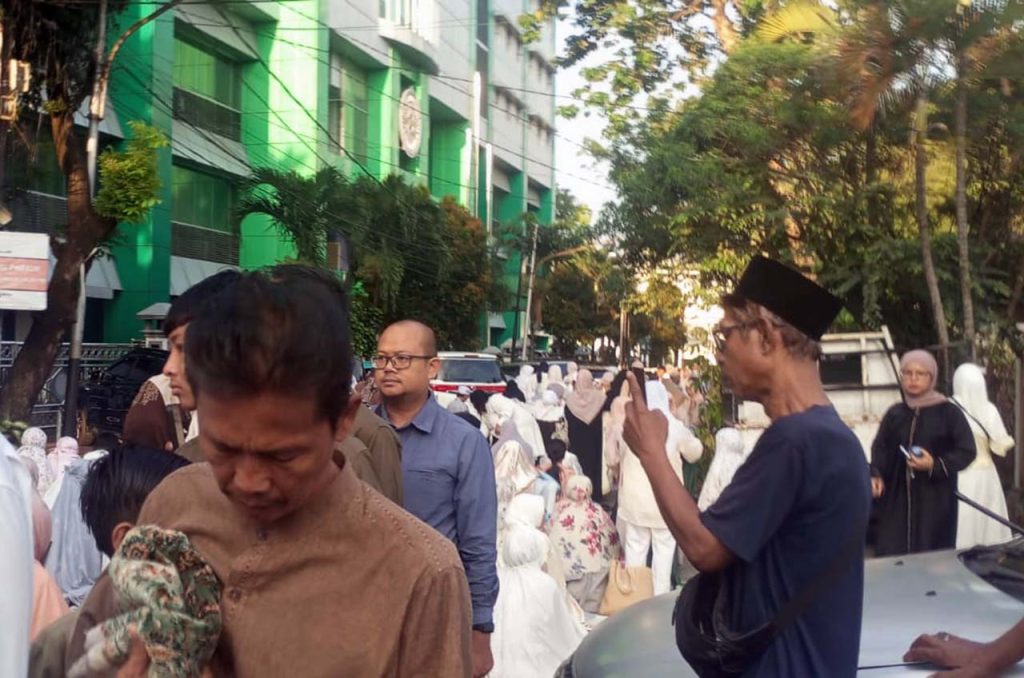 Shalat Idul Firi Warga Muhamadiyah di Jakarta
