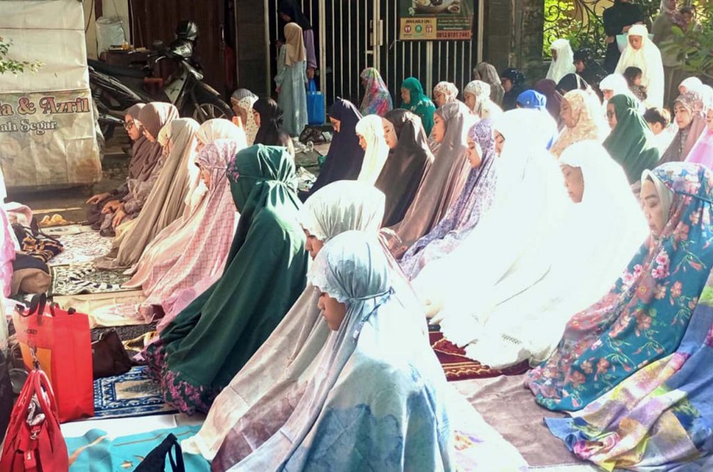Shalat Idul Firi Warga Muhamadiyah di Jakarta