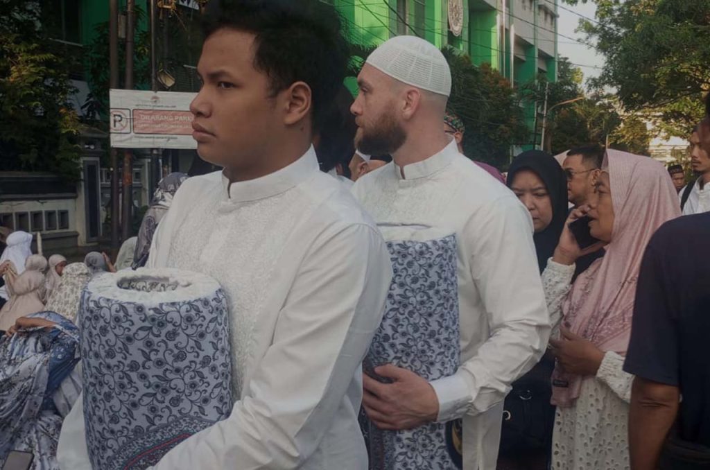 Shalat Idul Firi Warga Muhamadiyah di Jakarta