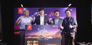 [Ki-Ka] Arie Bowo selaku After Sales Manager MG Motor Indonesia, Jason Huang selaku Chief Executive Officer MG Motor Indonesia, Jimmy Zhang selaku Product & Marketing Director MG Motor Indonesia, dan Harry Kurniawan selaku Head of Marketin