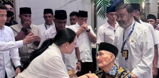 puan maharani bersama try sutrisno