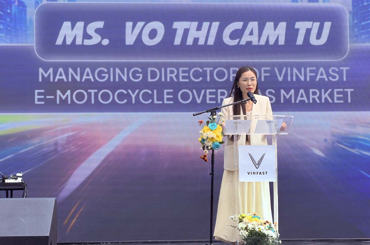 managing director of vinfast e scooter overseas market, vo thi cam tu