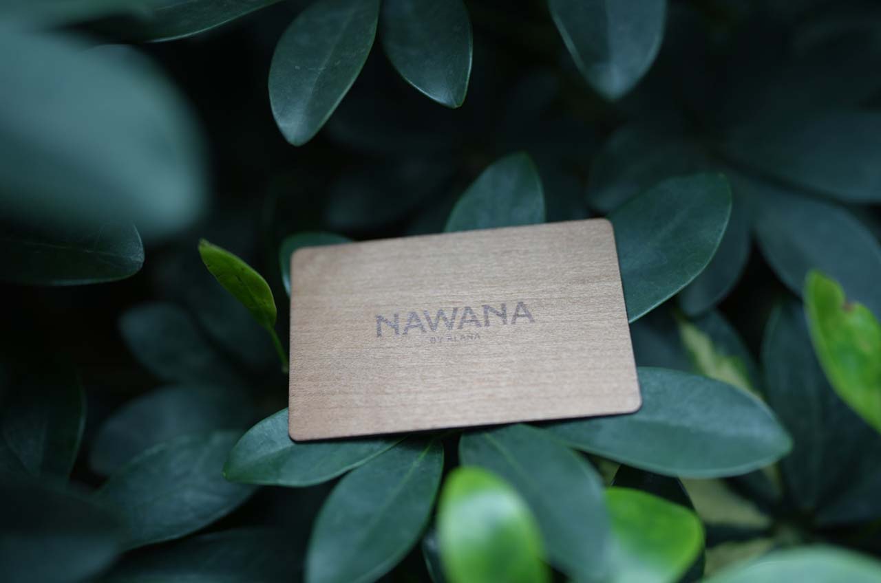 wooden key card