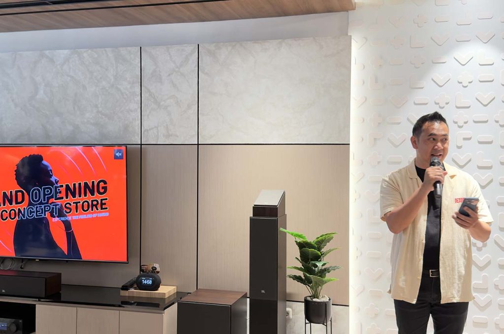 grand opening desound showroom melawai