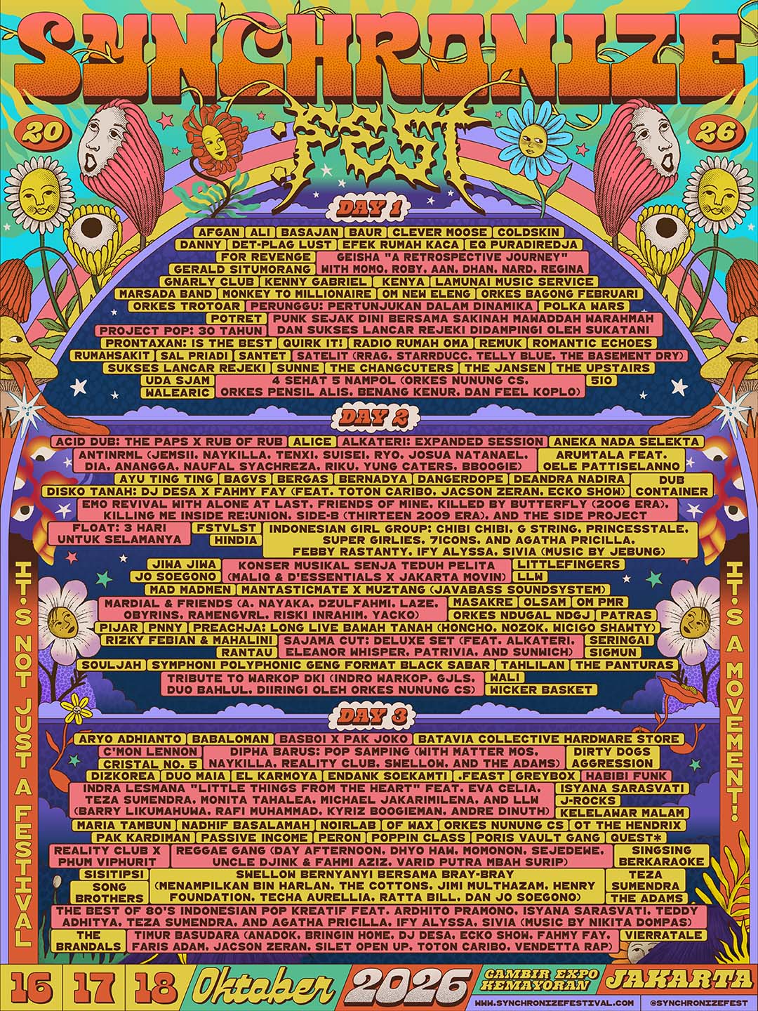 main poster synchronzie fest 2026