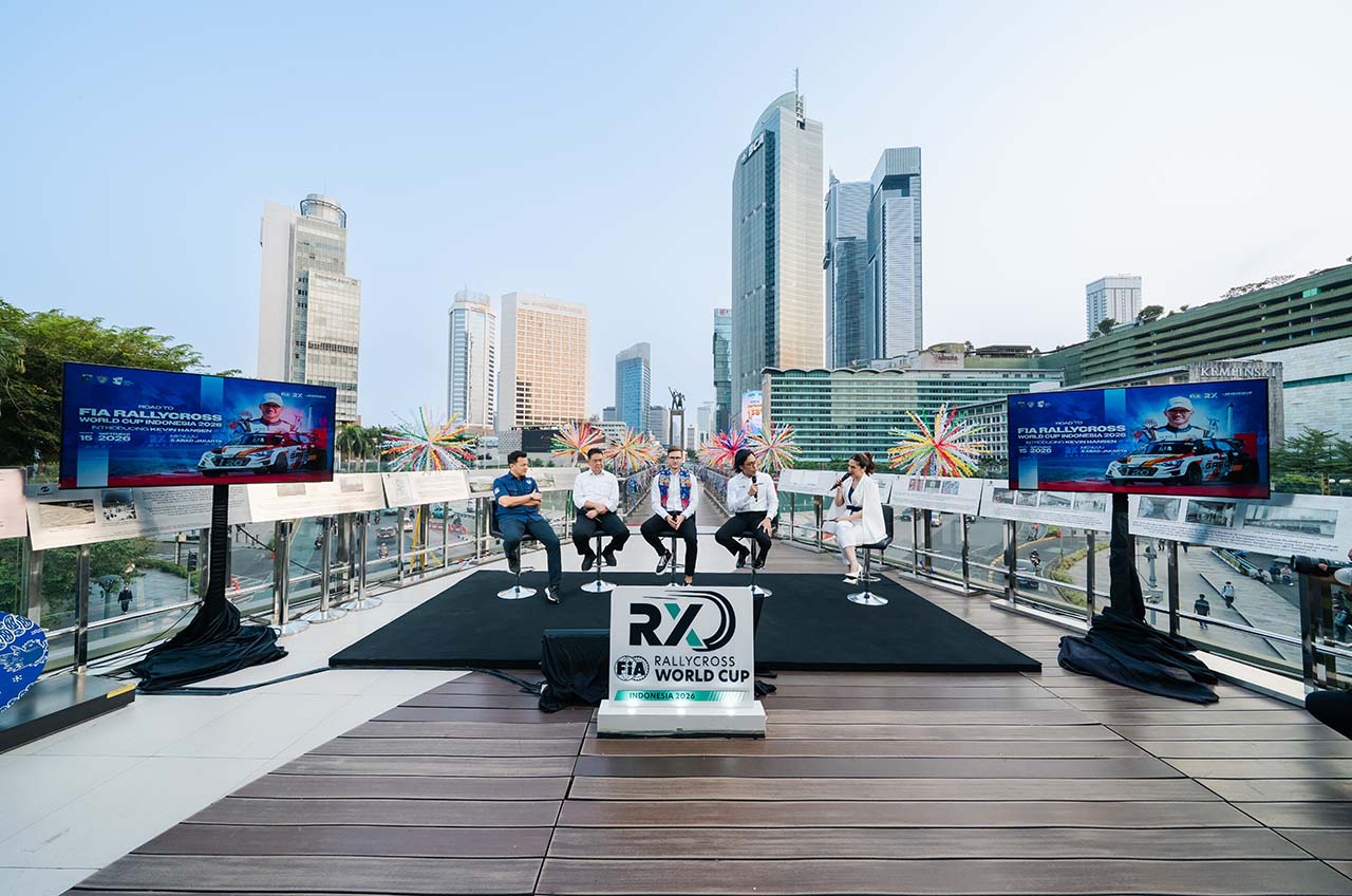 Road to FIA Rallycross World Cup Indonesia 2026 di Jakarta, Selasa (15/9)
