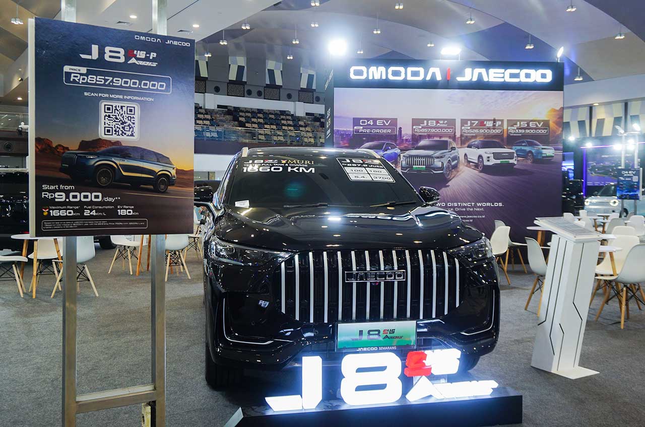 display unit jaecoo j8 shs p ardis di giias semarang 2026