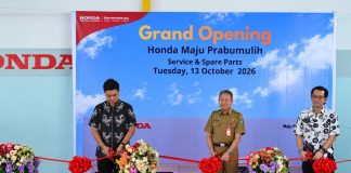 grand opening honda maju prabumulih di kota prabumulih, sumatera selatan